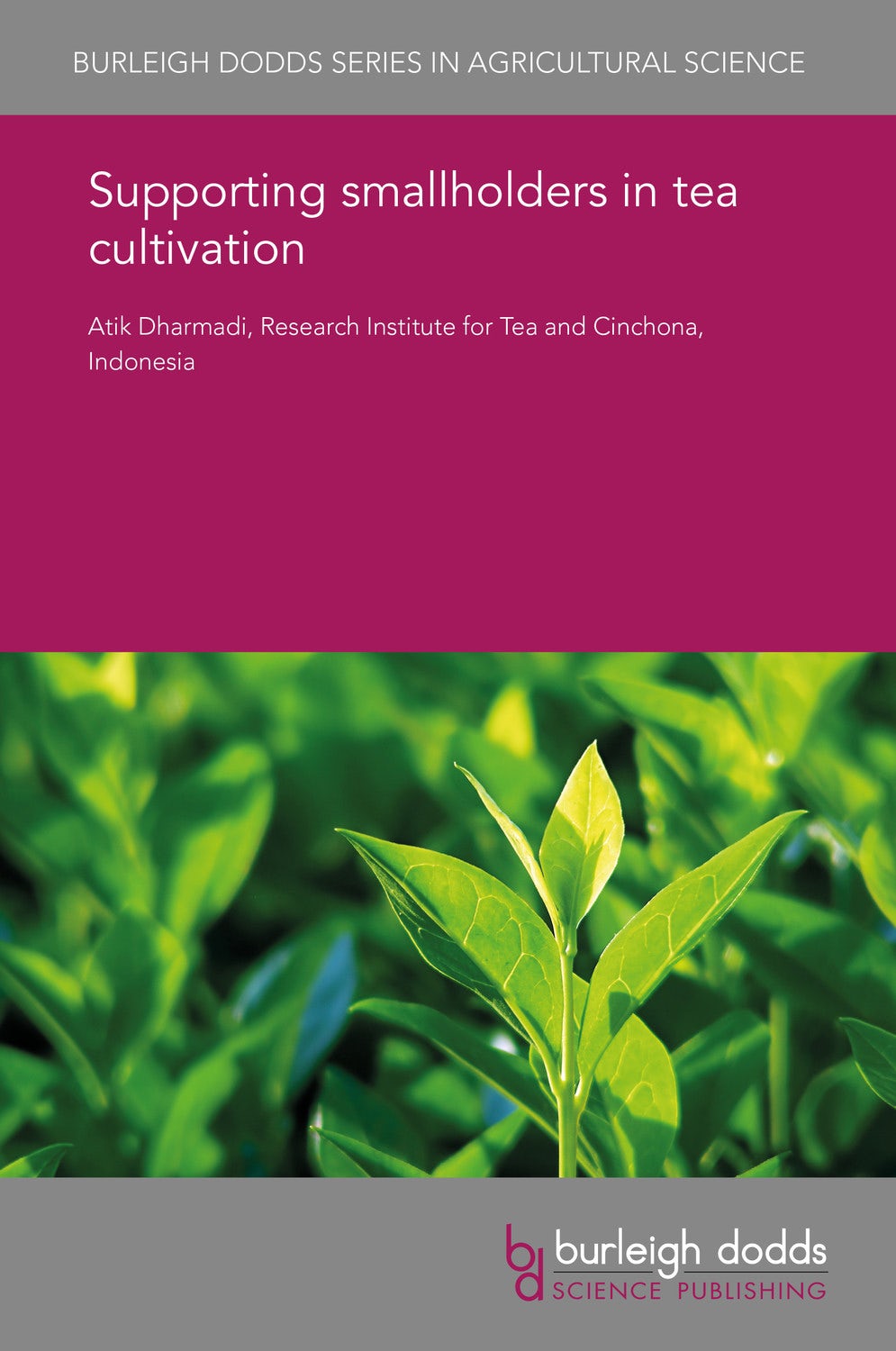 Book cover image for Supporting smallholders in tea cultivation ISBN: 9781838796211